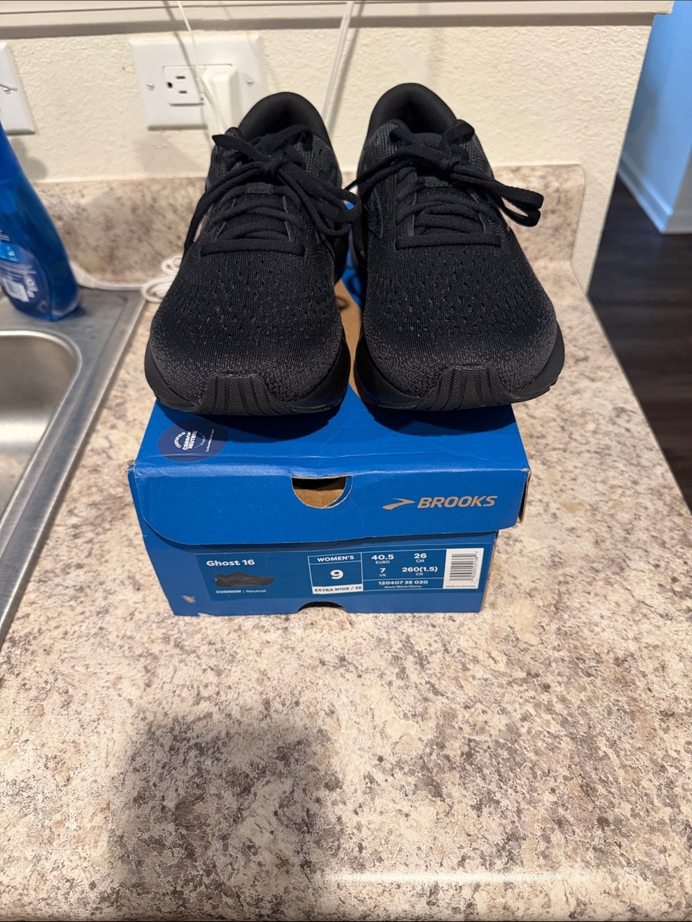 Brooks  Ghost 16 Running Shoes - Black Womens